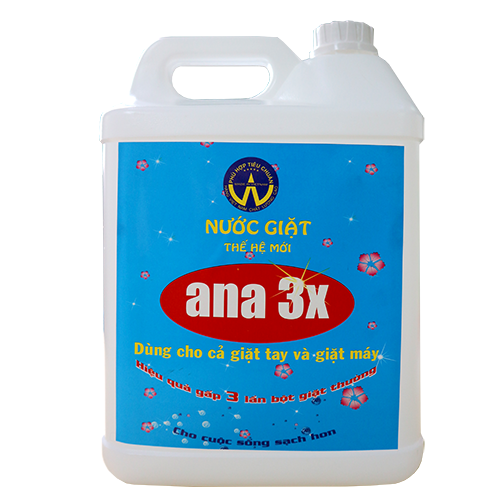 ANA 3X - Nước giăt siêu sạch - Can 5lit