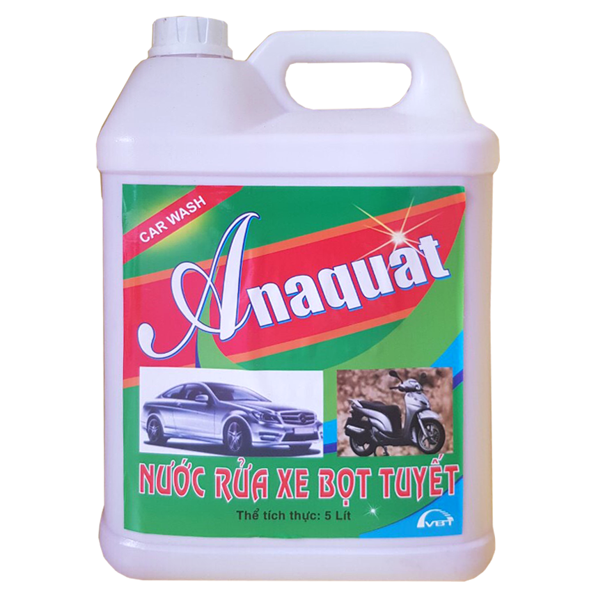 ANAQUAT - Chất rửa xe bọt tuyết - Can 5lit
