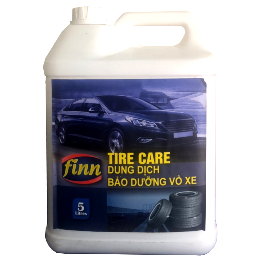 FINN TIRE CARE - Dung dịch làm bóng vỏ xe - Can 5lit